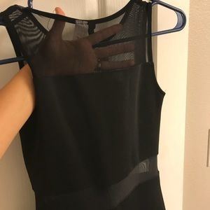 H&M Black Bandage sheer dress